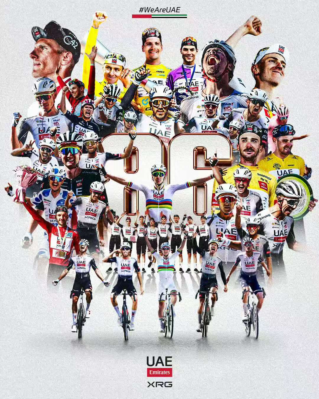 La squadra degli Emirati Arabi Uniti ha ottenuto un record di 86 vittorie in una sola stagione, consolidando il suo dominio.